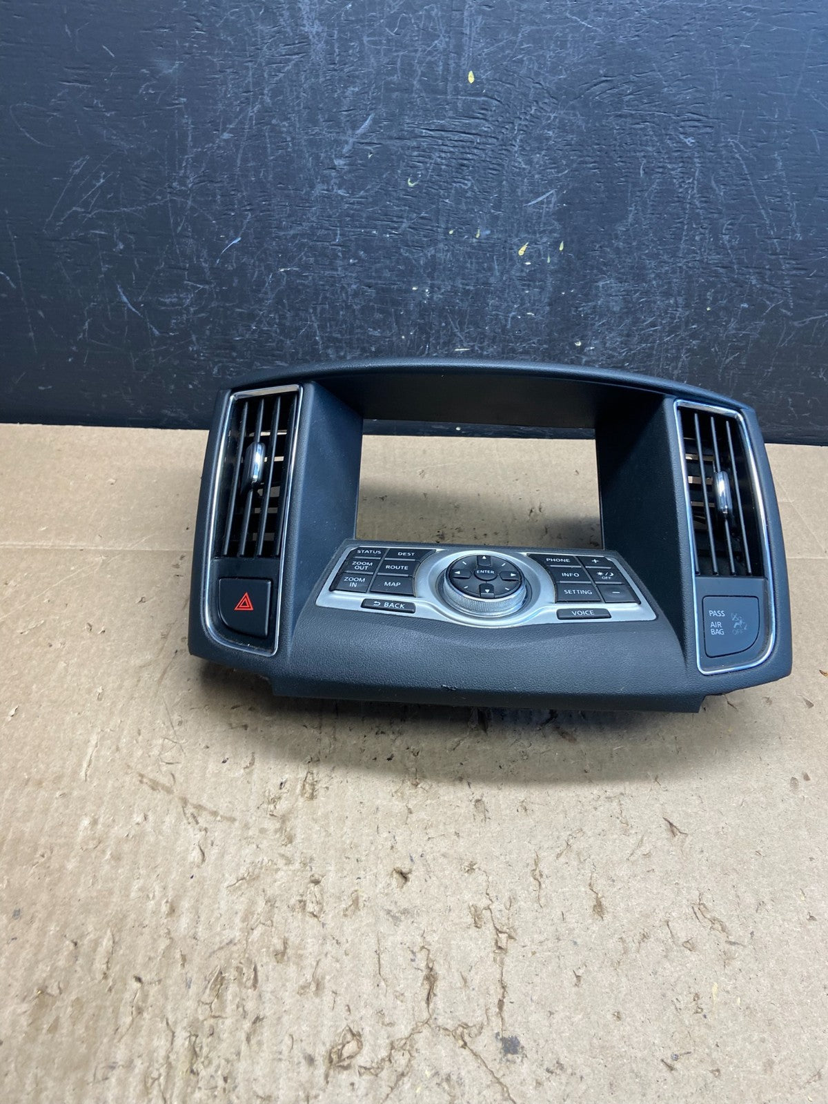2011 2012 2013 Nissan Maxima Radio Audio Panel Control Bezel Trim ac9233 DG0
