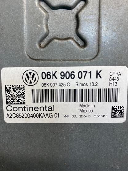 2012 2014 Volkswagen CC Passat 2.0L ECM Engine Control ECU 06j907309b ad7366 DG2