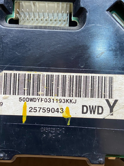 2004 to 2007 Chevrolet Express Speedometer Cluster Gauge 25759043 H7603 PS7