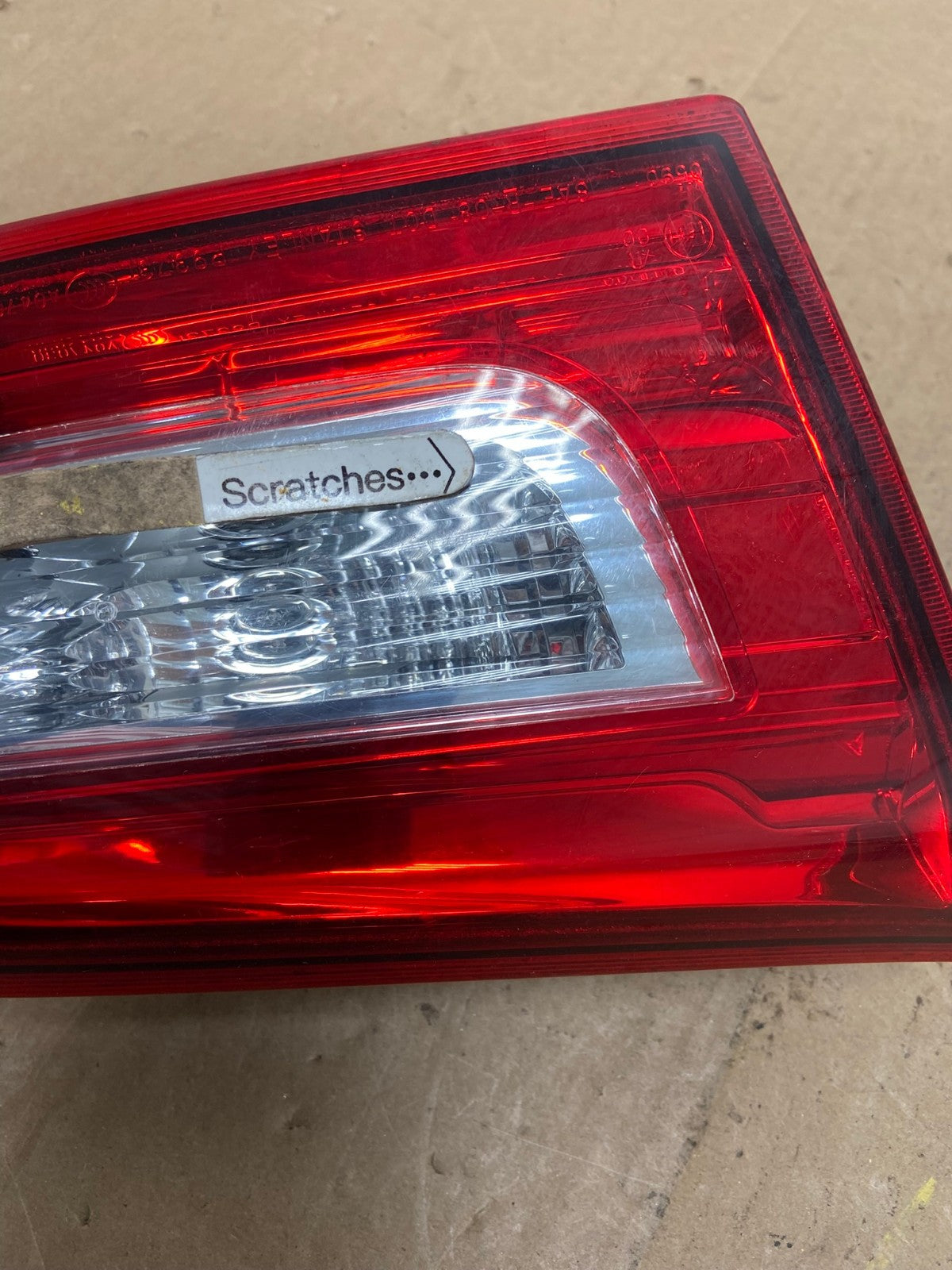 2010 to 2018 Mitsubishi ASX Left Driver Lh Side Inner Tail Light AC5835 LK3