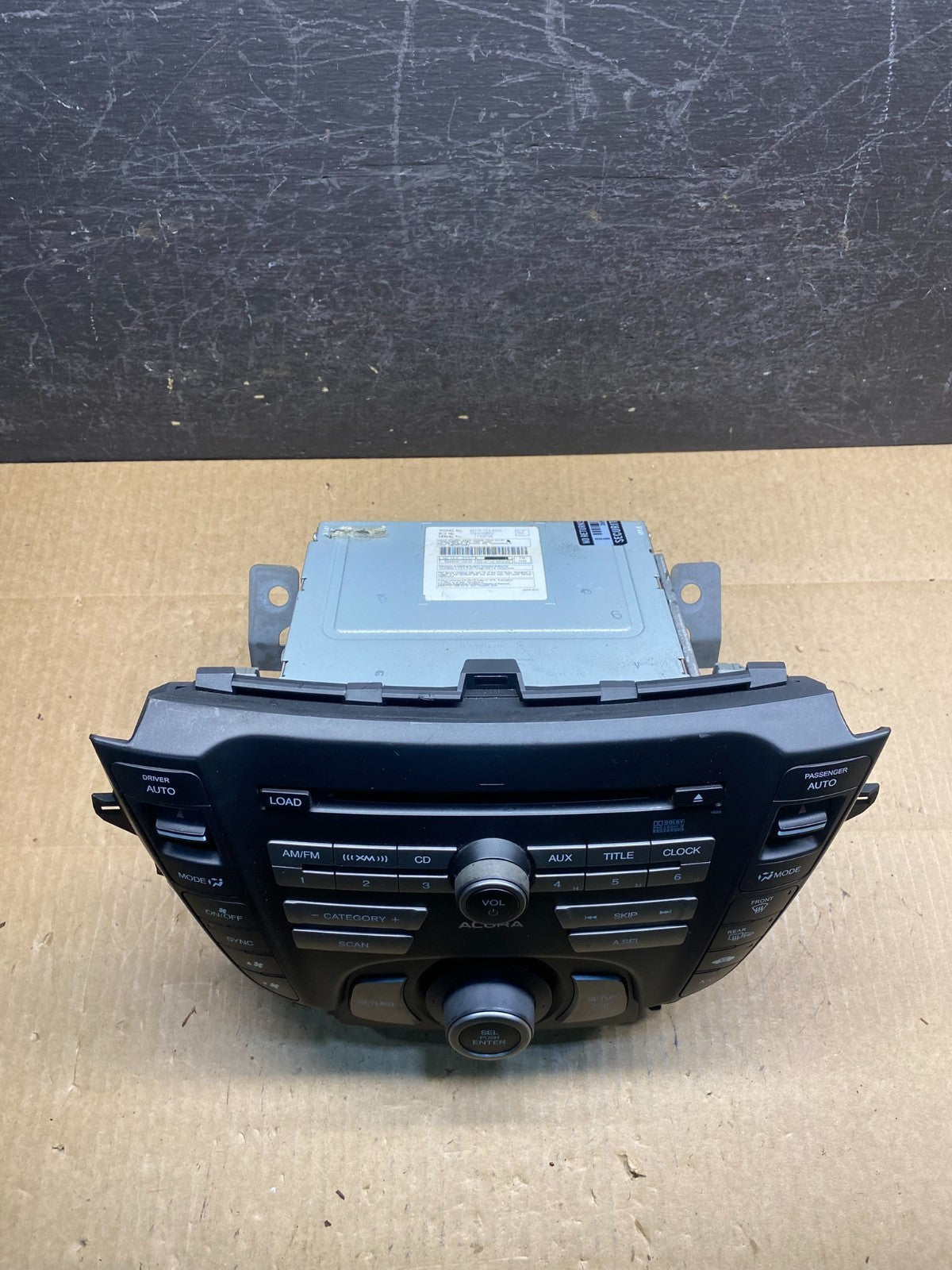2009 2011 Acura TL AM FM CD MP3 DVD Navigation Radio Player Receive AG7330 DG3