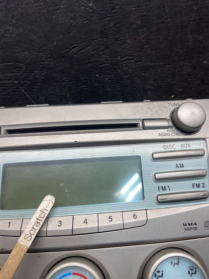 2007 to 2009 Toyota Camry Radio CD Player Climate Control Bezel Q9169 DG1