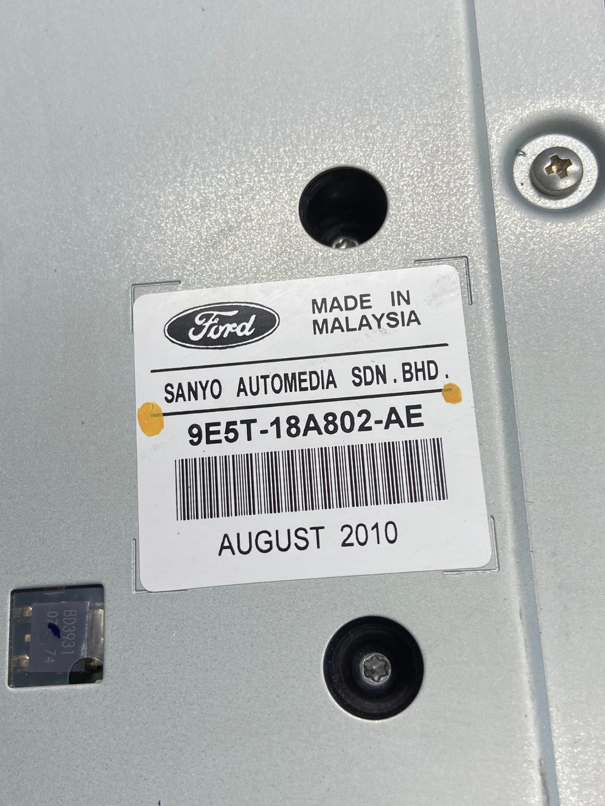 2010 to 2012 Ford Fusion Radio Climate Control A/C Control ai5986 DG4