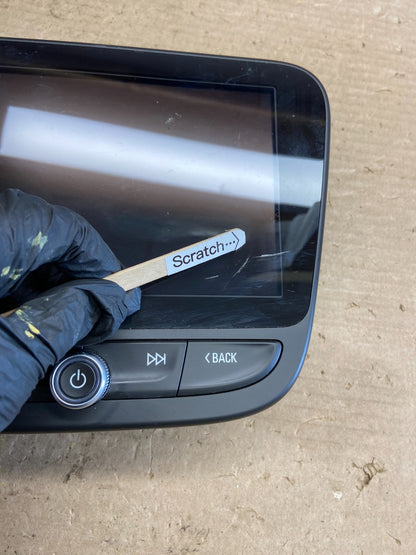 2018 Chevrolet Malibu Display Dash Screen Radio Information AH3838 DG1