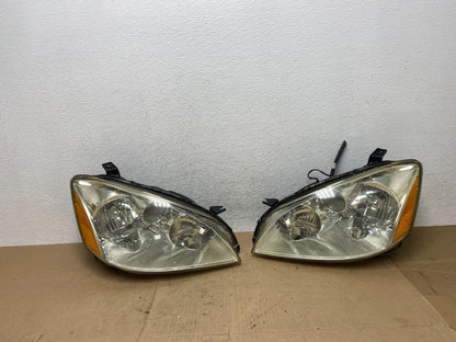 2002 to 2004 Nissan Altima Left+Right Side Set Halogen Headlights AE6886 DW0