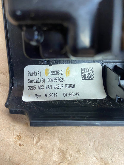 2013 to 2017 Chevrolet Traverse Radio Bezel Ac Heater Climate Control AG8539 DG5