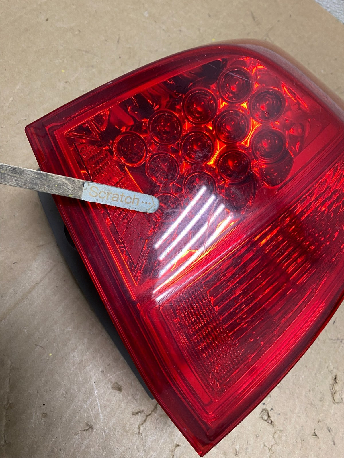 2007 2008 2009 Acura Mdx Right Passenger Rh Side Tail Light Oem W9204 DW3