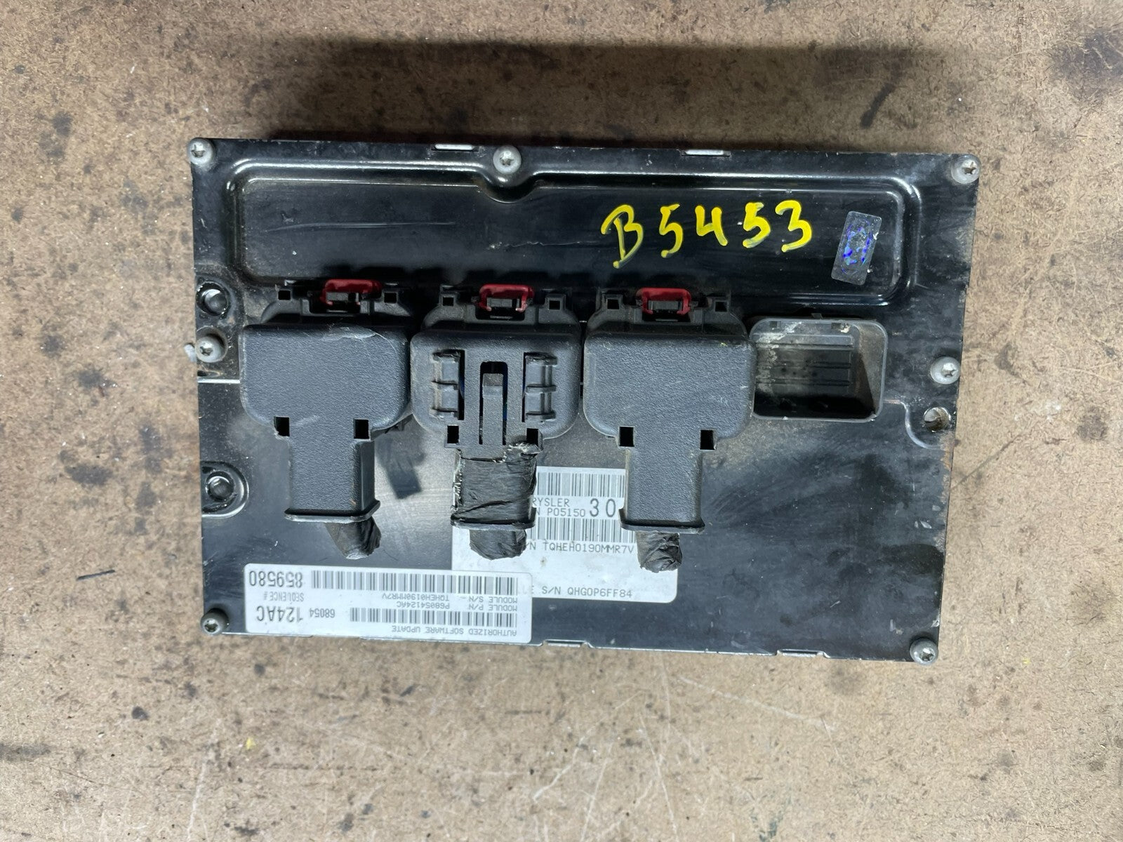 2008 to 2010 Dodge Charger 3.5L Engine Control P68054124ac N4691 DG0