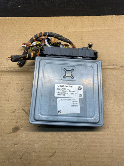 2007 - 2011 BMW 328i 528i E90 ECM ECU Engine Computer 7587164 AD3447 DG0