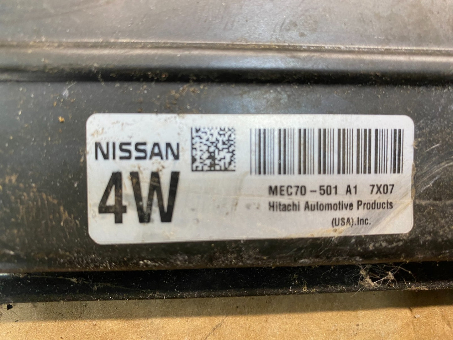 2008 Nissan Pathfinder 4.0L Engine Computer Module MEC70-501 A1 AD9788 DW2