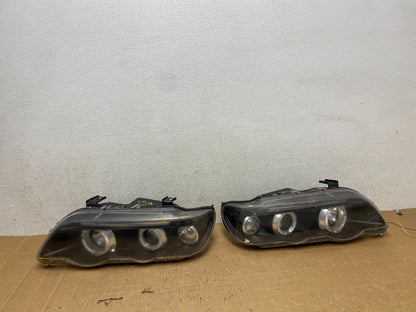 1999 to 2003 Bmw X5 E53 Headlight LEft+Right Set Side Xenon Hid H06950