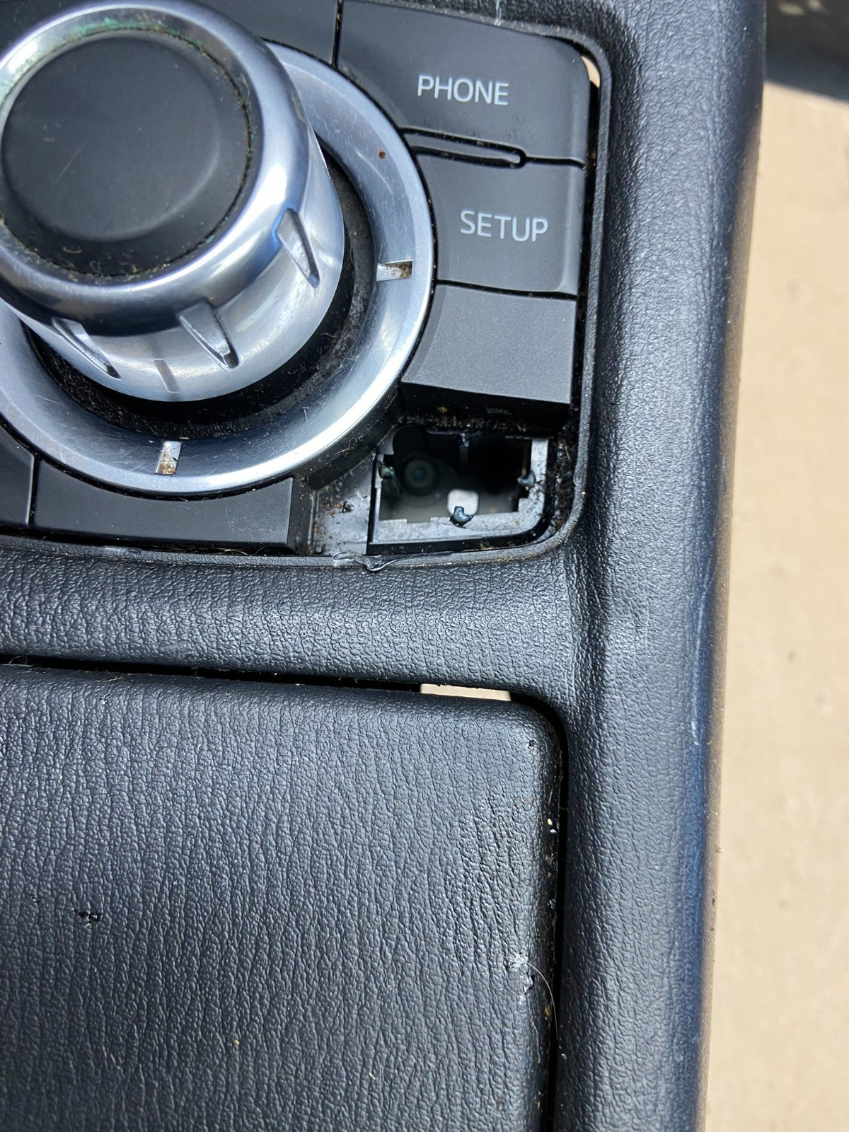 2014 to 2017 Mazda 6 Center Console Shifter Bezel Trim GHP955241 AB5376 DG2