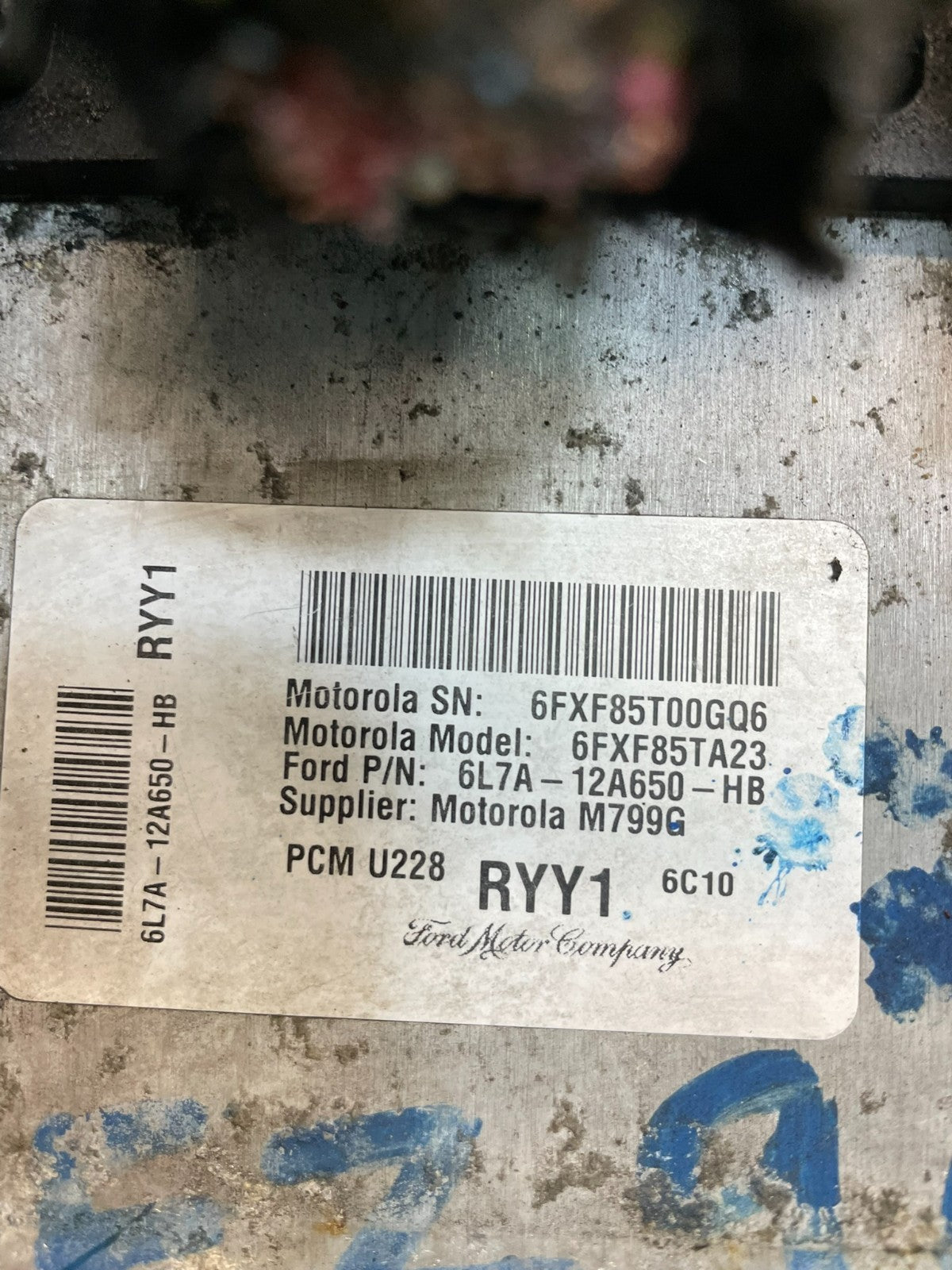 2006 Lincoln Navigator 5.4L Engine Control Unit ECU u1589 DG3