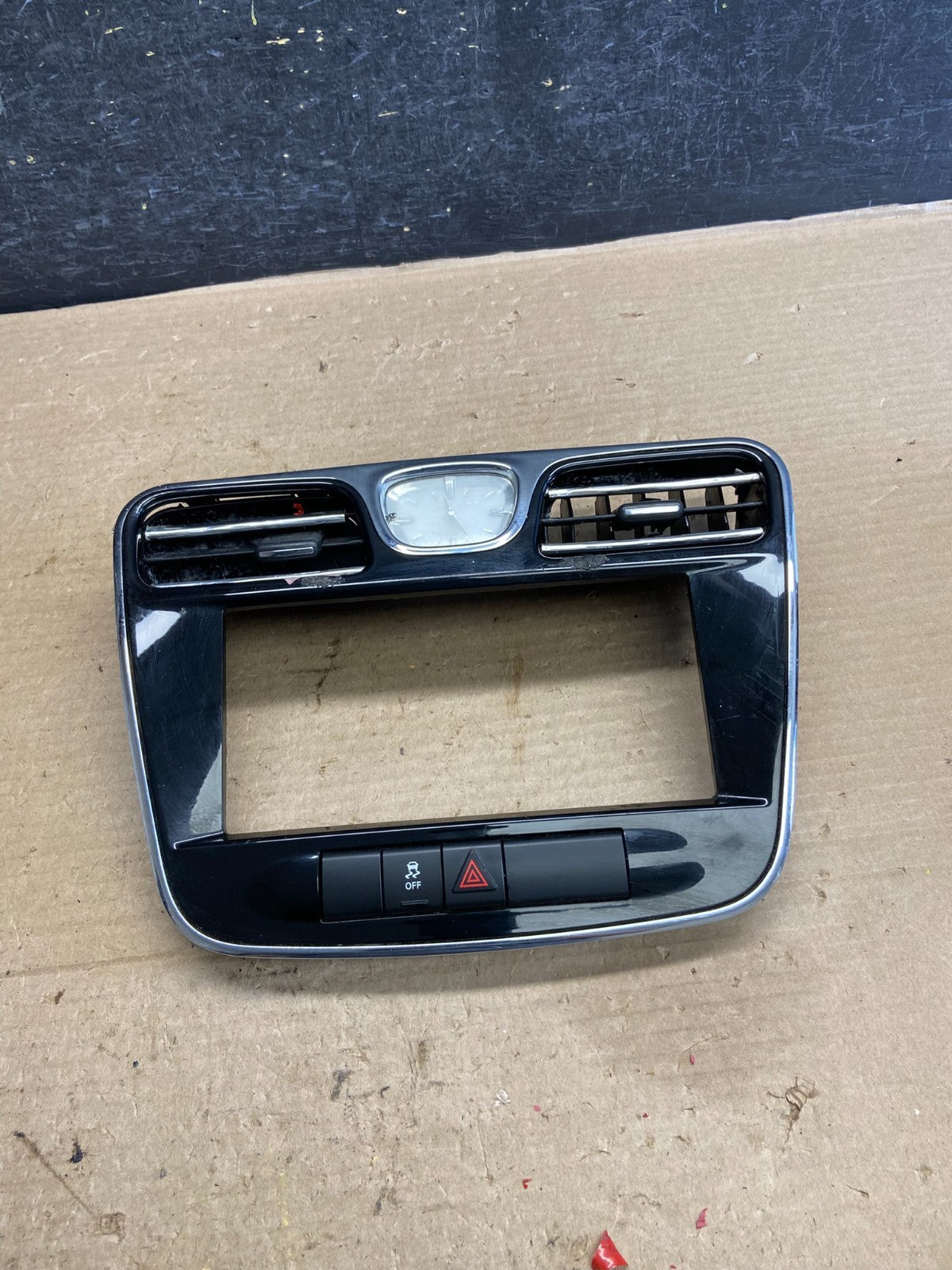 2011-2014 Chrysler 200 Dash Radio Bezel Trim Clock Hazard Bezel AH3840 DG0