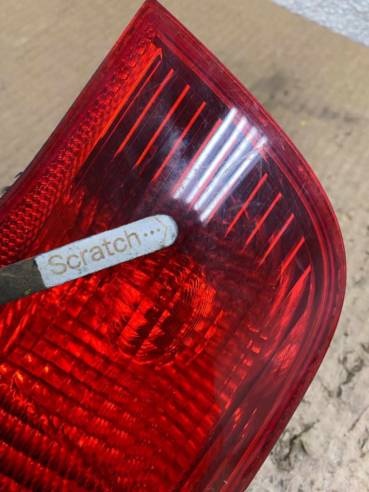 2004-2008 Audi A4 Sedan Right Passenger RH Side Inner Tail Light OEM W7945 DW3
