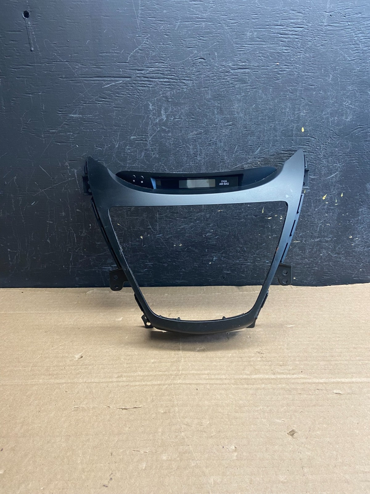 2011-2013 Hyundai Elantra Dash Radio Bezel Clock Display Trim AF2460 DG0