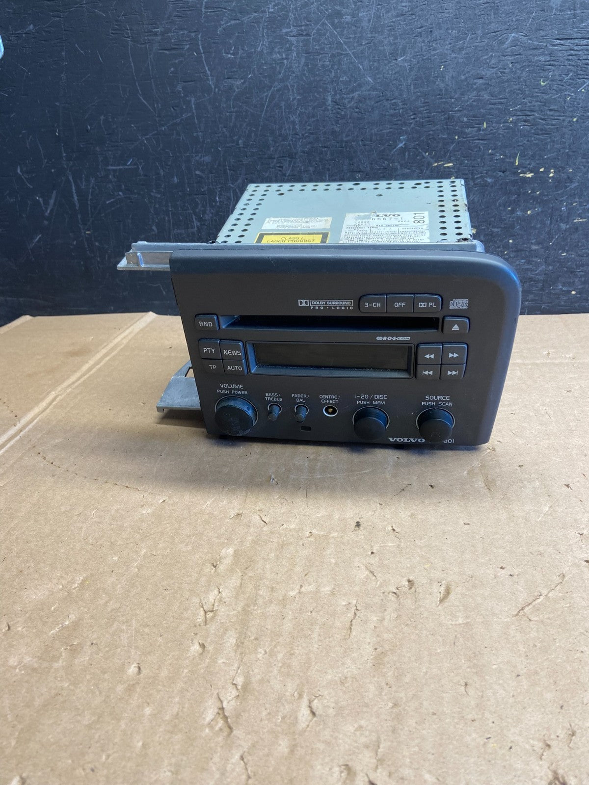 1999-2004 Volvo S80 Radio AM FM CD Cassete Tape Player Radio AI6370 DG0