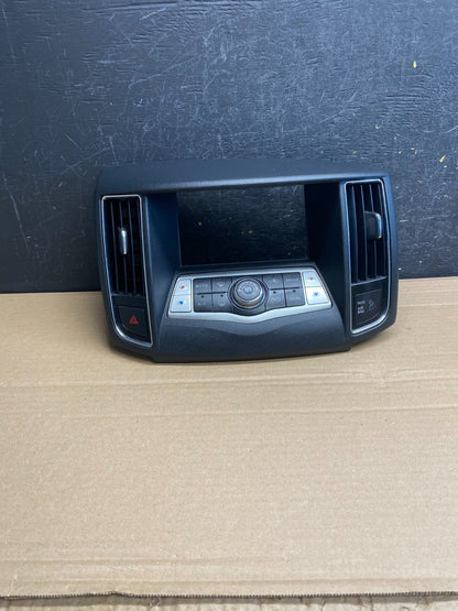 2009-2014 Nissan Maxima Center Console Climate Control Radio Bezel AF6537 DG0