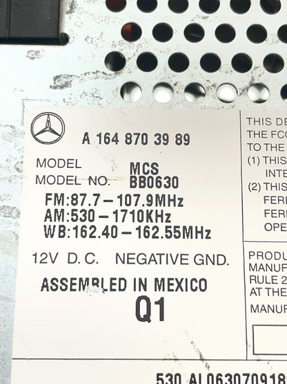 2006 2007 2008 Mercedes ML350 GL450 Radio Navigation Screen Display af5591 DG8