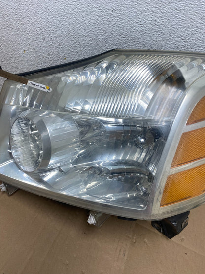 2004 to 2007 Nissan Armada Left Driver Lh Side Headlight Halogen M4621 DW5