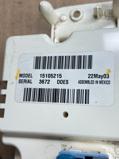 2003 to 2006 Chevrolet Silverado HVAC Heater Climate Control Module ai6156 DG4