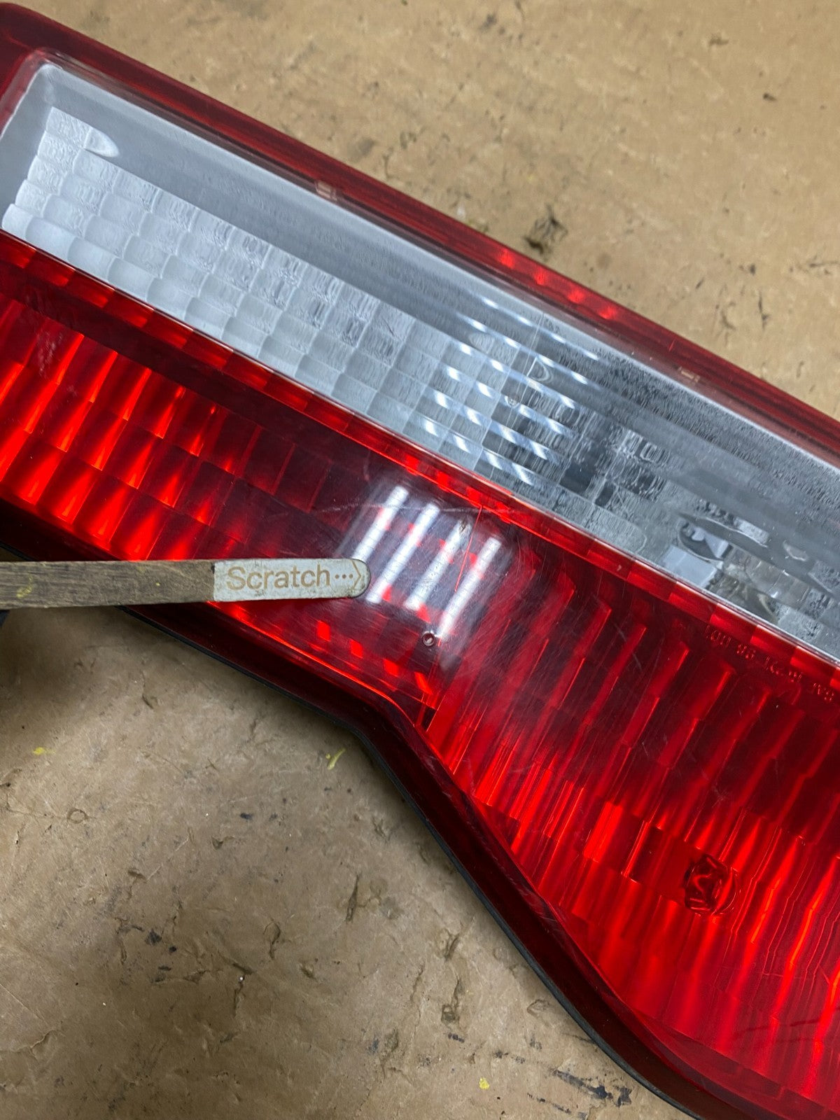 2001 to 2002 Honda Accord Left Driver LH Side Inner Tail Light OEM V5841 DW4