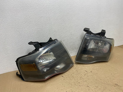 2007 - 2014 Ford Expedition Left+Right Side Headlights Halogen AF2828 DW2