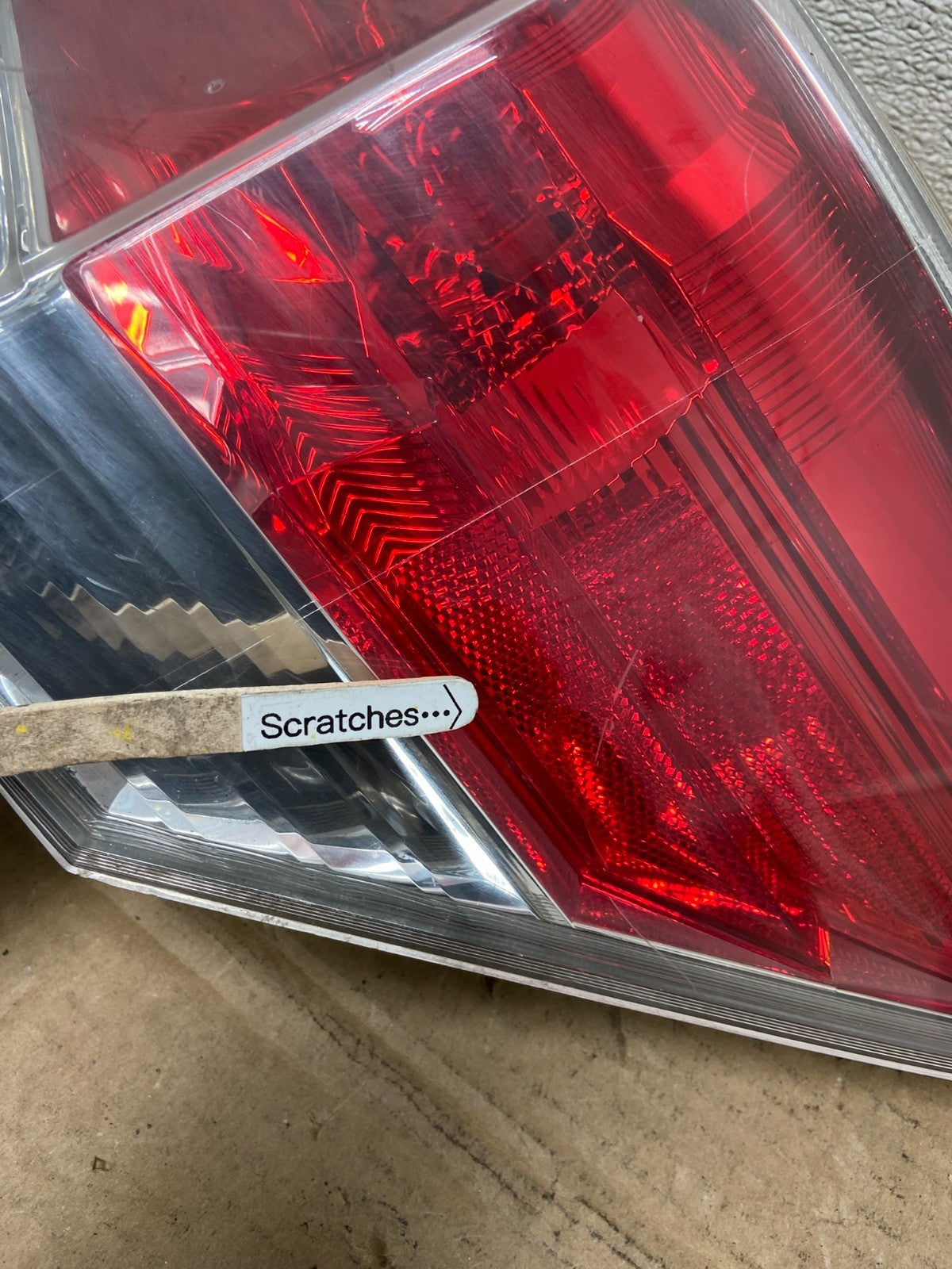 2008 to 2012 Honda Accord Sedan Tail light Right Passenger RH Side AB4493 LK3
