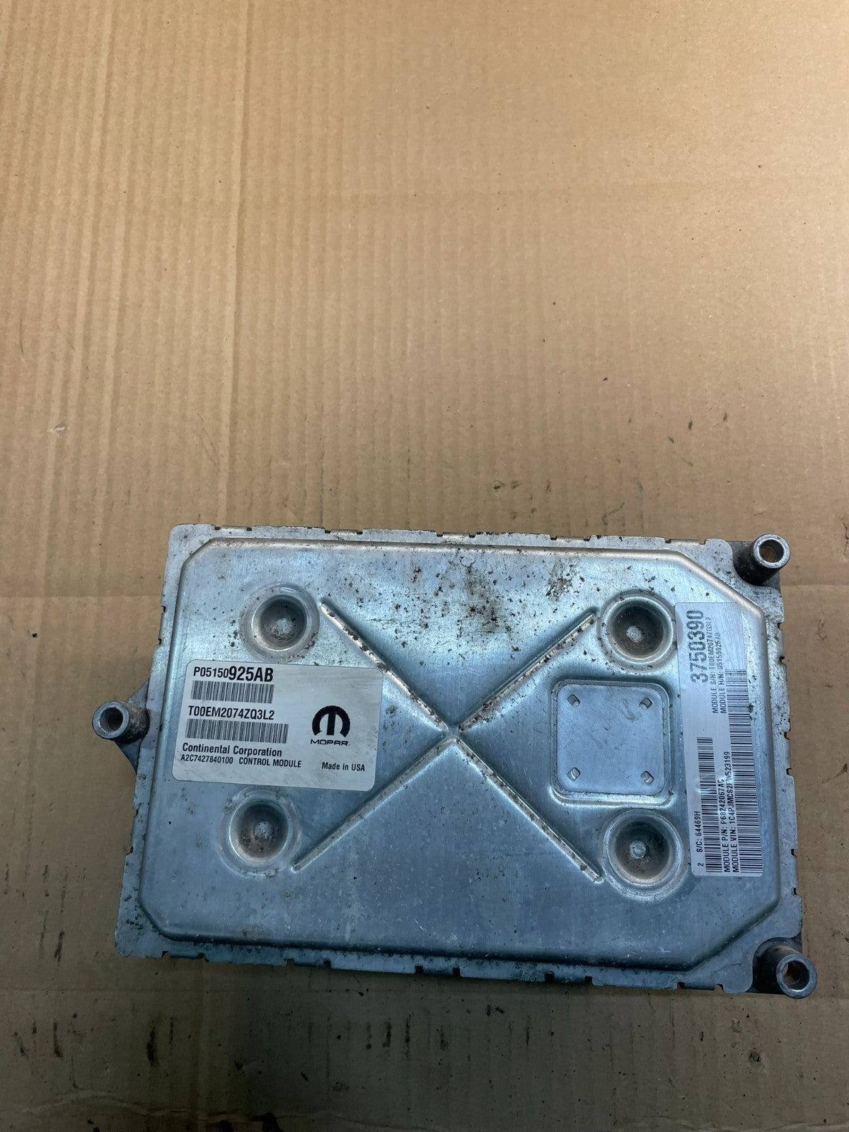 2015 Jeep Cherokee 200 Engine Computer ECU PCM x8548 DG2
