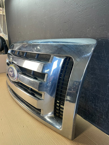 2009 to 2012 Ford F150 Front Upper Grill Grille Chrome AE8668 DG1
