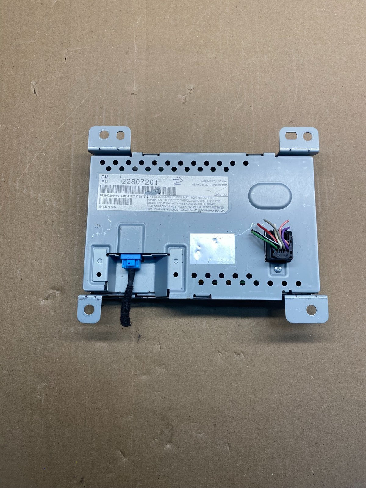 2010 - 2011 Chevrolet Equinox Radio Display Screen Information Dash Oe AF1788 DG5