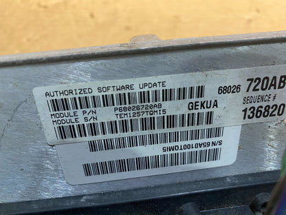 2007 Jeep Grand Cherokee Commander 3.7L Engine Computer ECU PCM AC8075 DG2