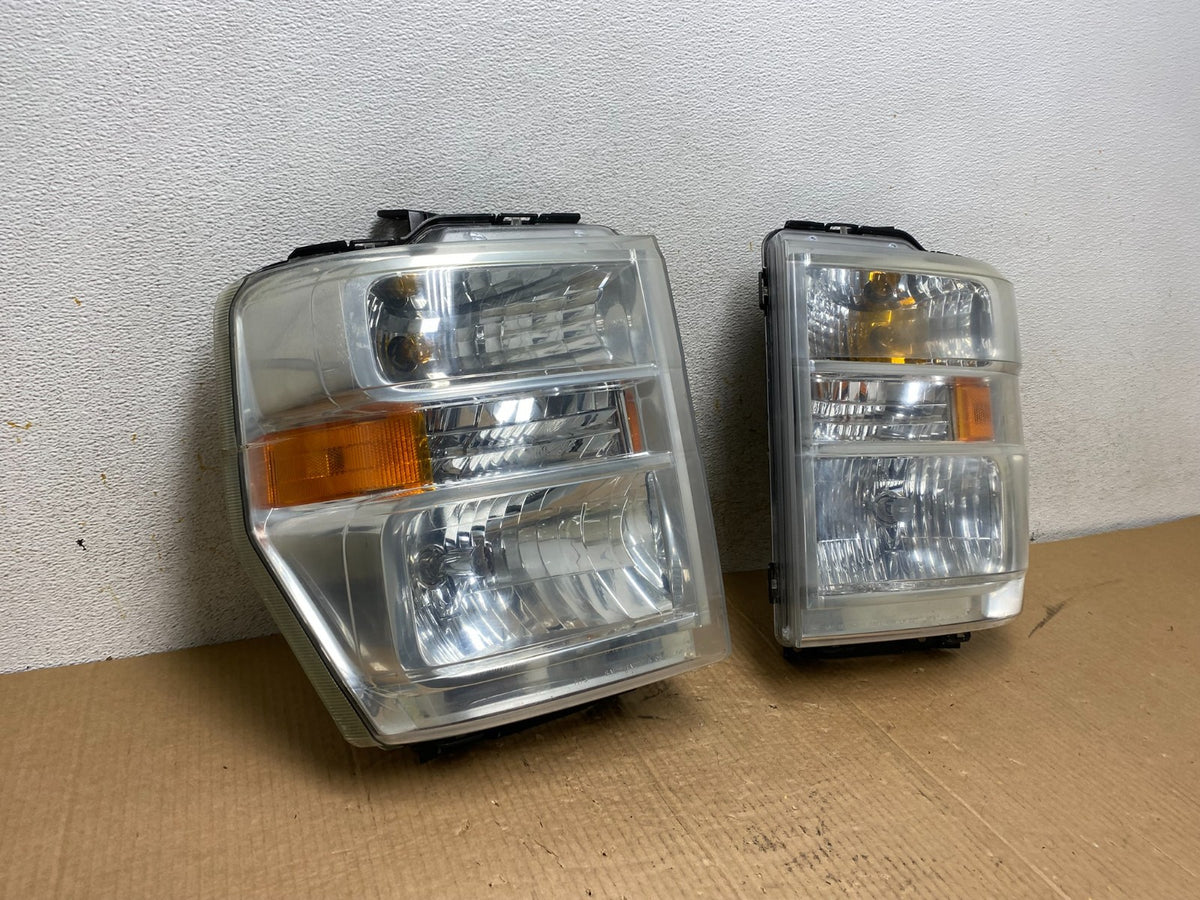 2008-2014 Ford Econoline E150 E250 E350 Left+Right Headlights AI6585 DW2