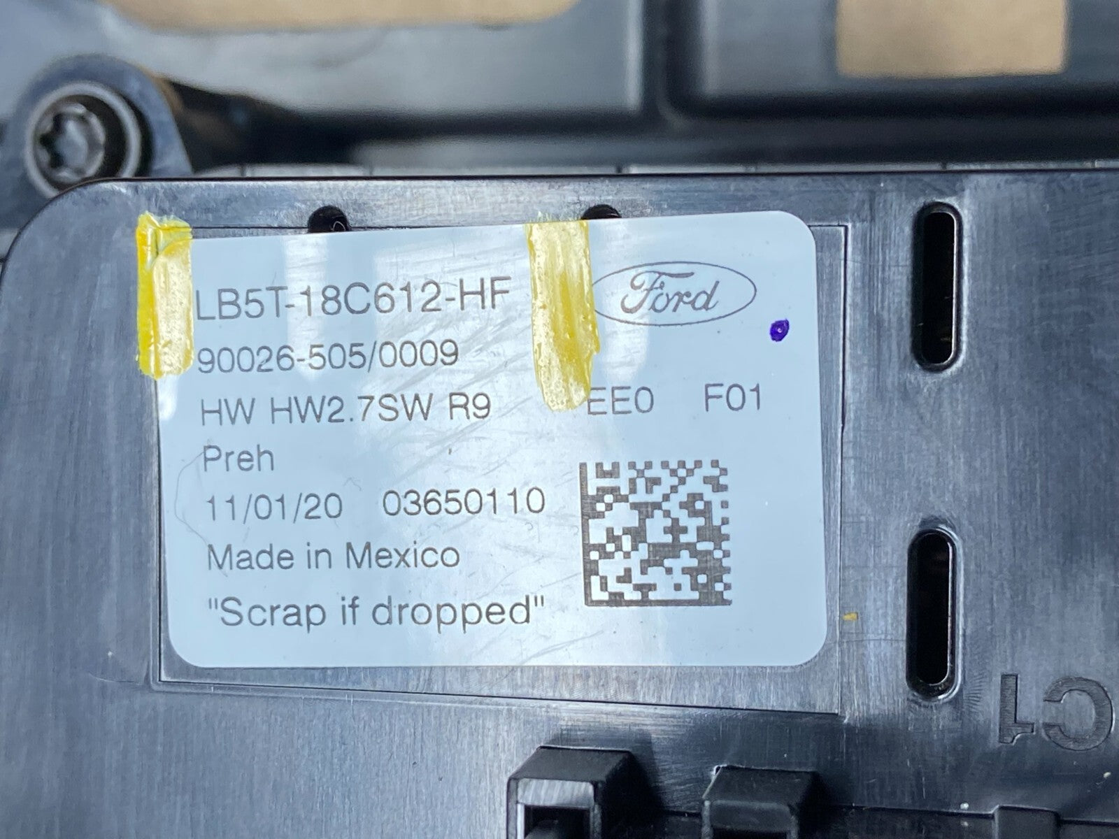 2020 to 2023 Ford  Explorer Radio Climate Control Panel Trim  L1828 DG Oem6