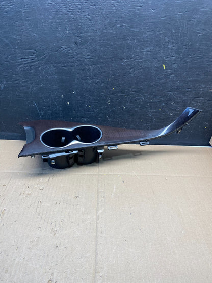 2014 to 2016 Infiniti Q50 Front Center Console Cup Holder Bezel Trim L8939 DG2
