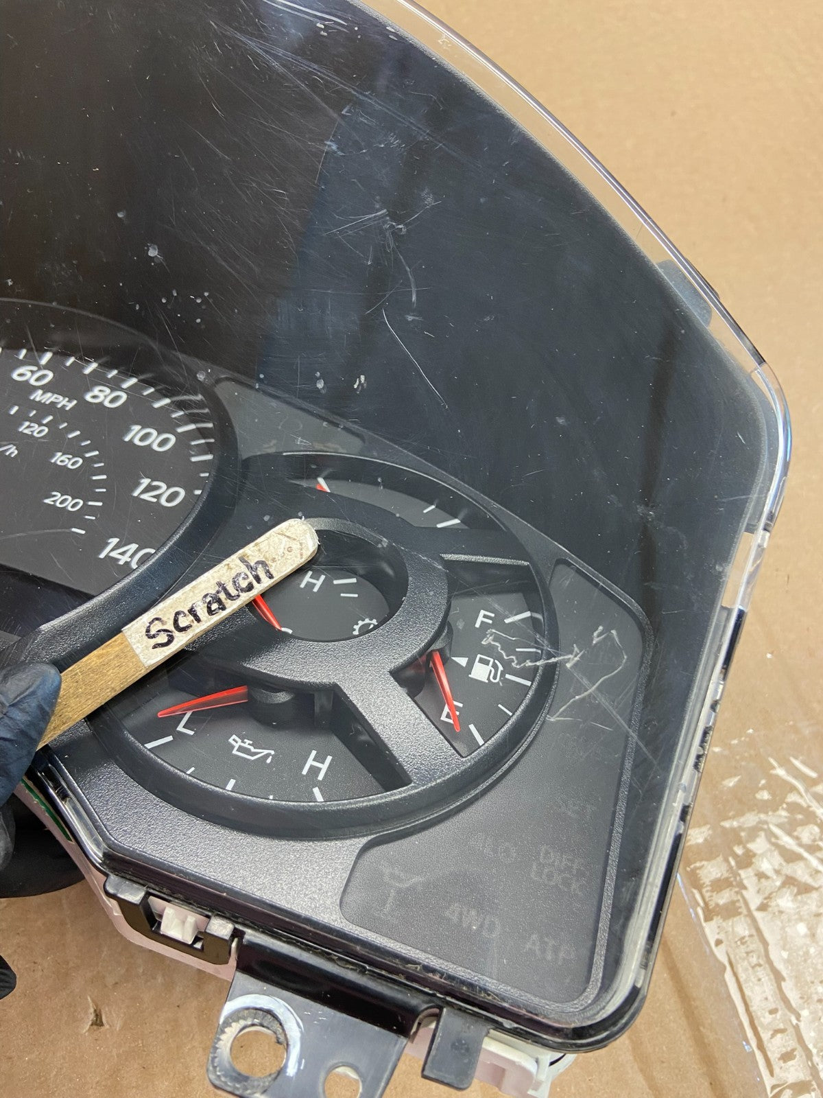 2004 to 2005 Nissan Titan Speedometer Cluster Gauge Bezel AF6141 DG3