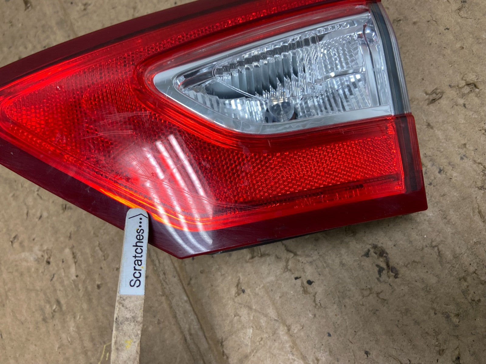 2013 to 2016 Ford Fusion Right Passenger RH Side Tail Light Inner Oem AA8205 LK3