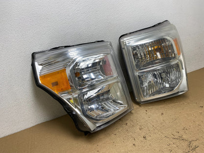 2011 to 2016 Ford F250 Super Duty Left+Right Side Headlights AF8194 DW2