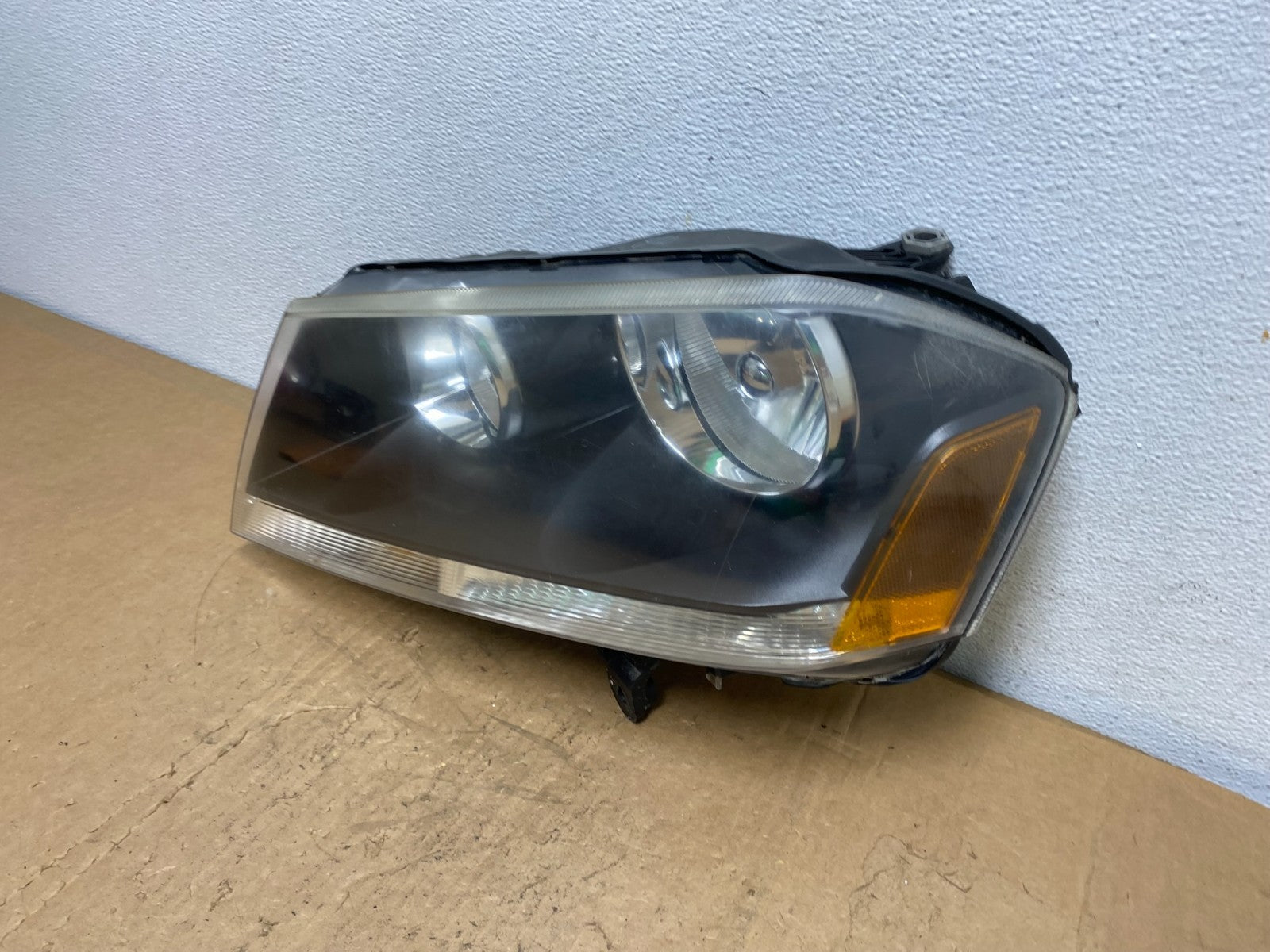 2008 to 2014 Dodge Avenger Left Driver LH Side Black Headlight AD0591 DW1