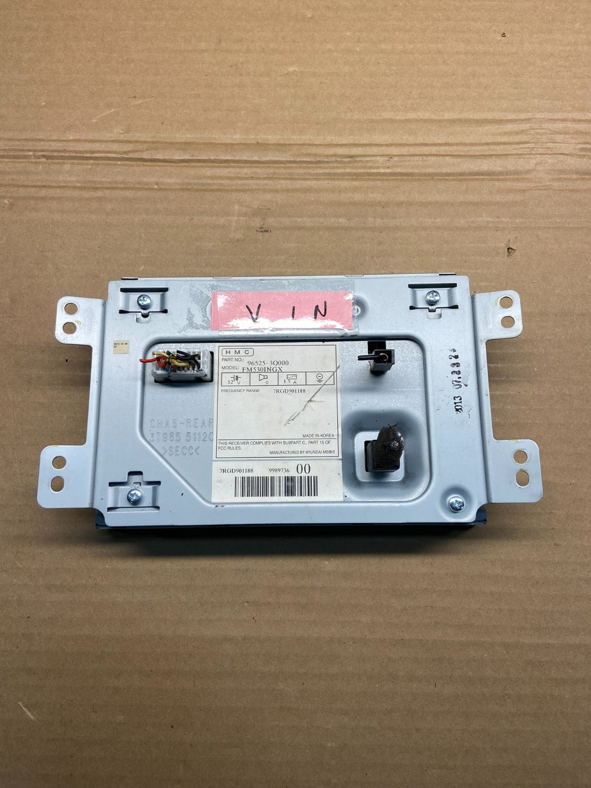 2011 to 2014 Hyundai Sonata Dash Display Screen GPS Radio AE4563 DG1