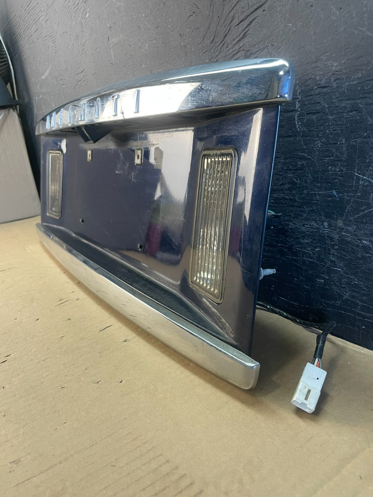 2004 to 2007 Infiniti QX56 License Plate Panel With Camera AD5699 DW1