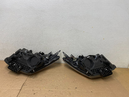 2009-2013 Nissan Rogue Left+Right Side Set Black Halogen Headlights M4979 DW8