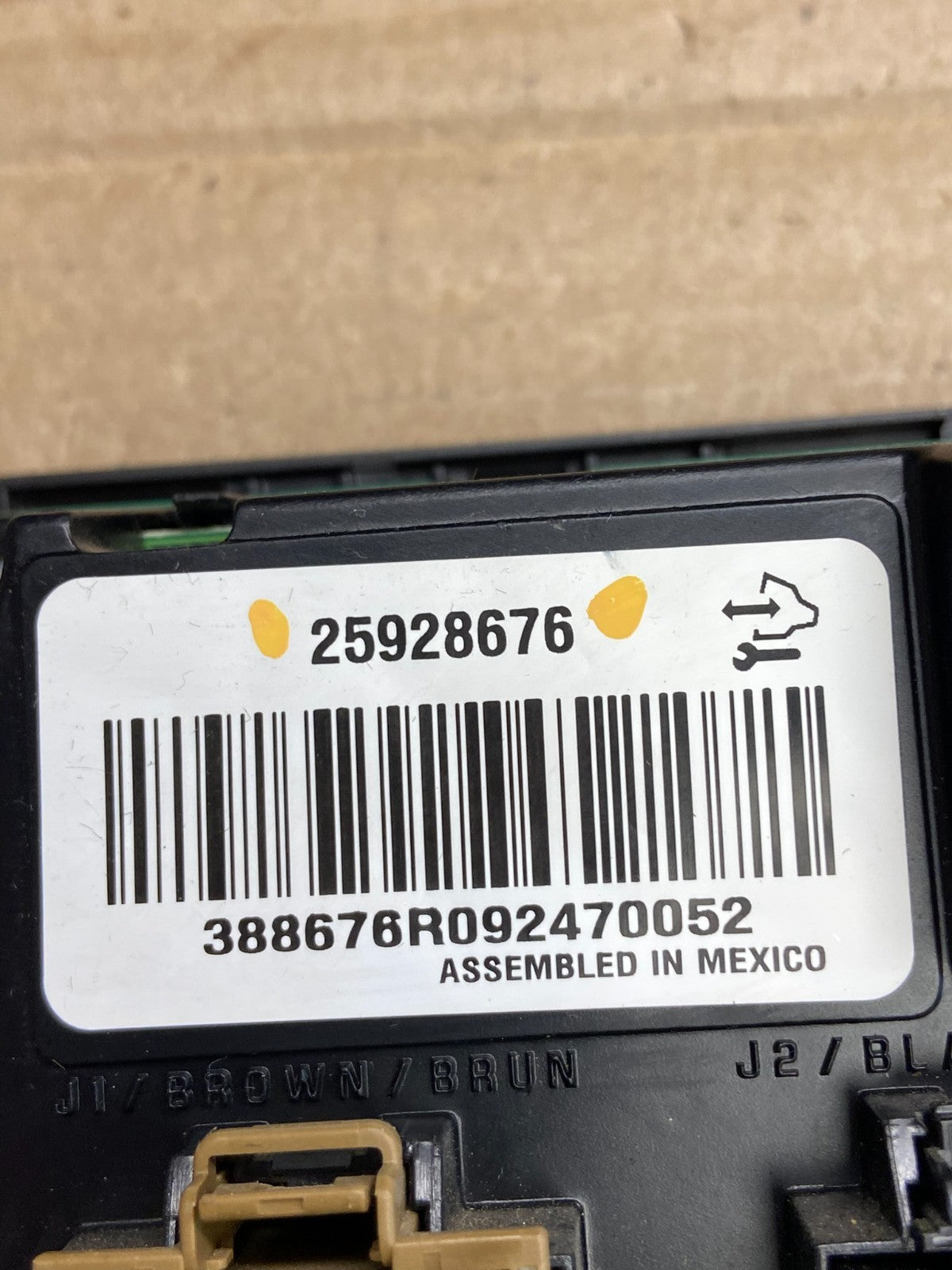 2007 to 2009 GMC Yukon Chevrolet Tahoe Climate Control A/C Panel ah3559 DG4