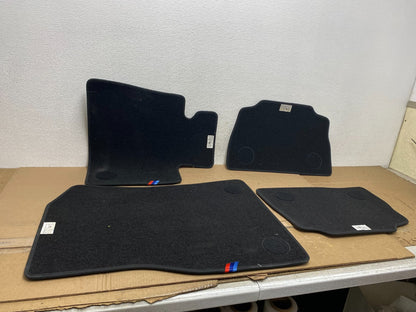2020 to 2024 Bmw X6M Front And Rear Floor Mat Set Black AE6901 DG4