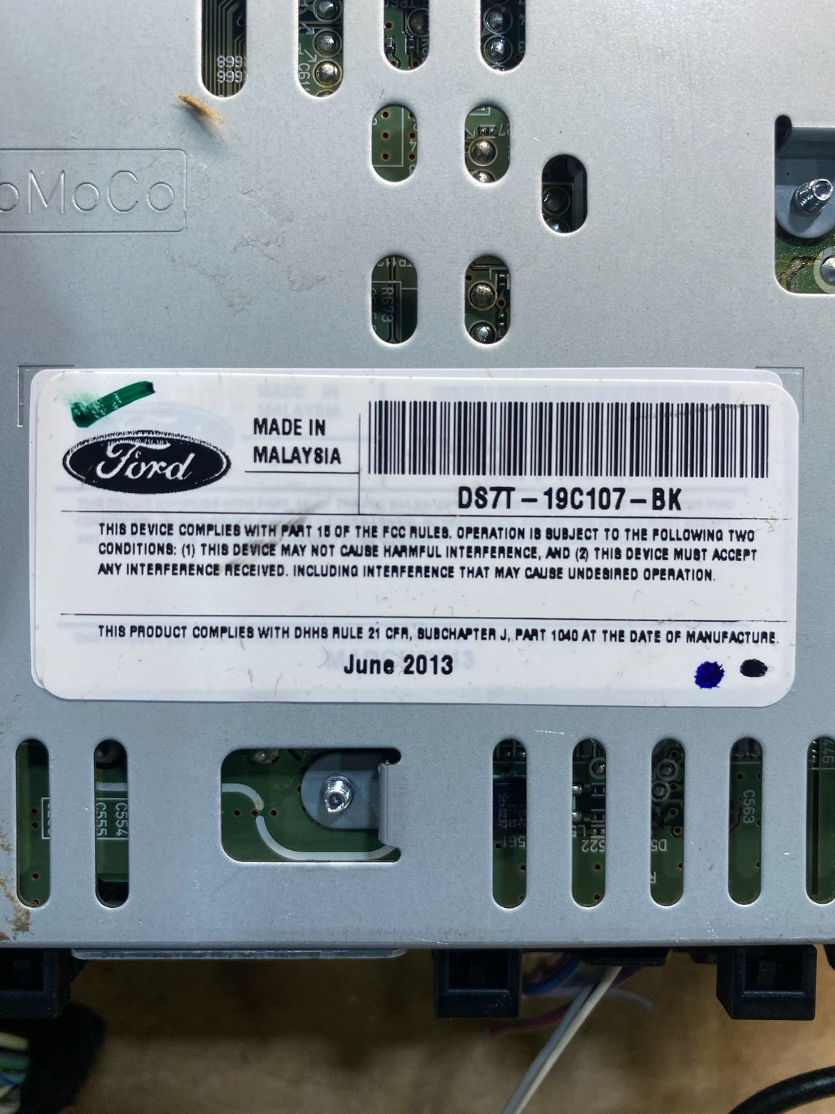 2013 2014 2015 Ford Fusion Radio Audio Receiver AM FM CD MP3 ad3626 DG6