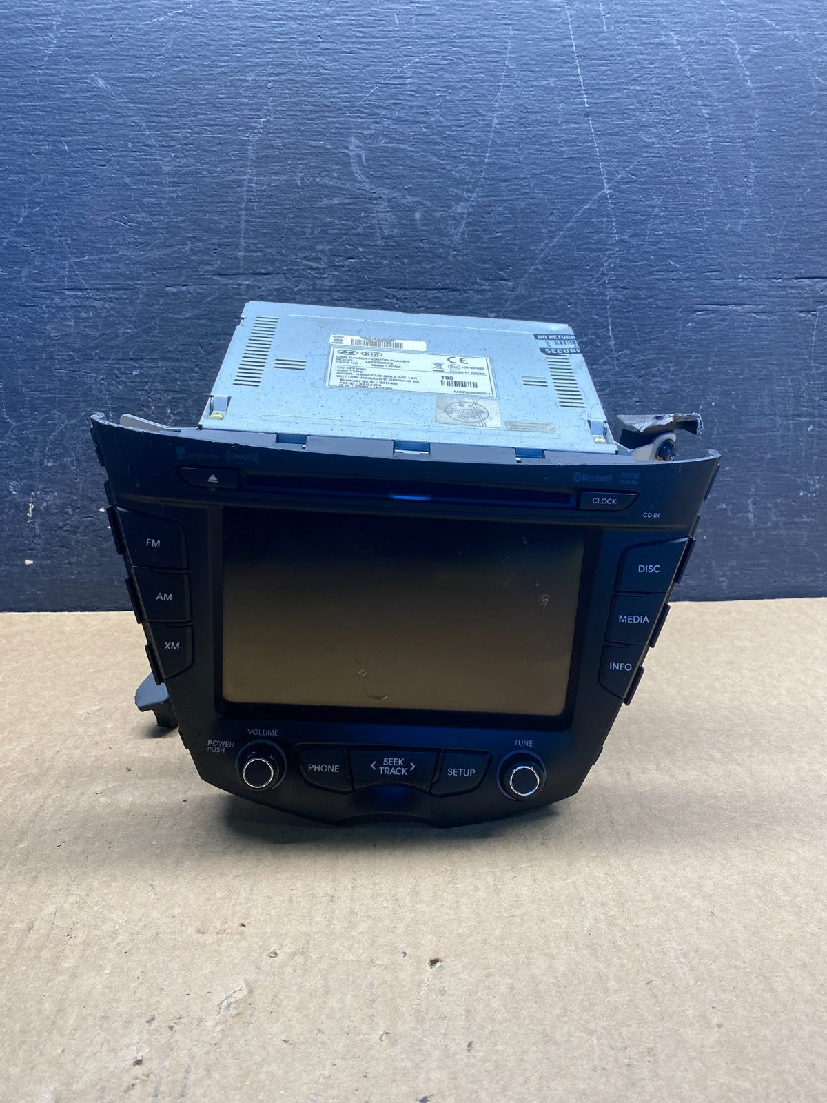 2012 - 2014 Hyundai Veloster Radio Receiver Display Screen 96560-2v720 AG6040 DG0