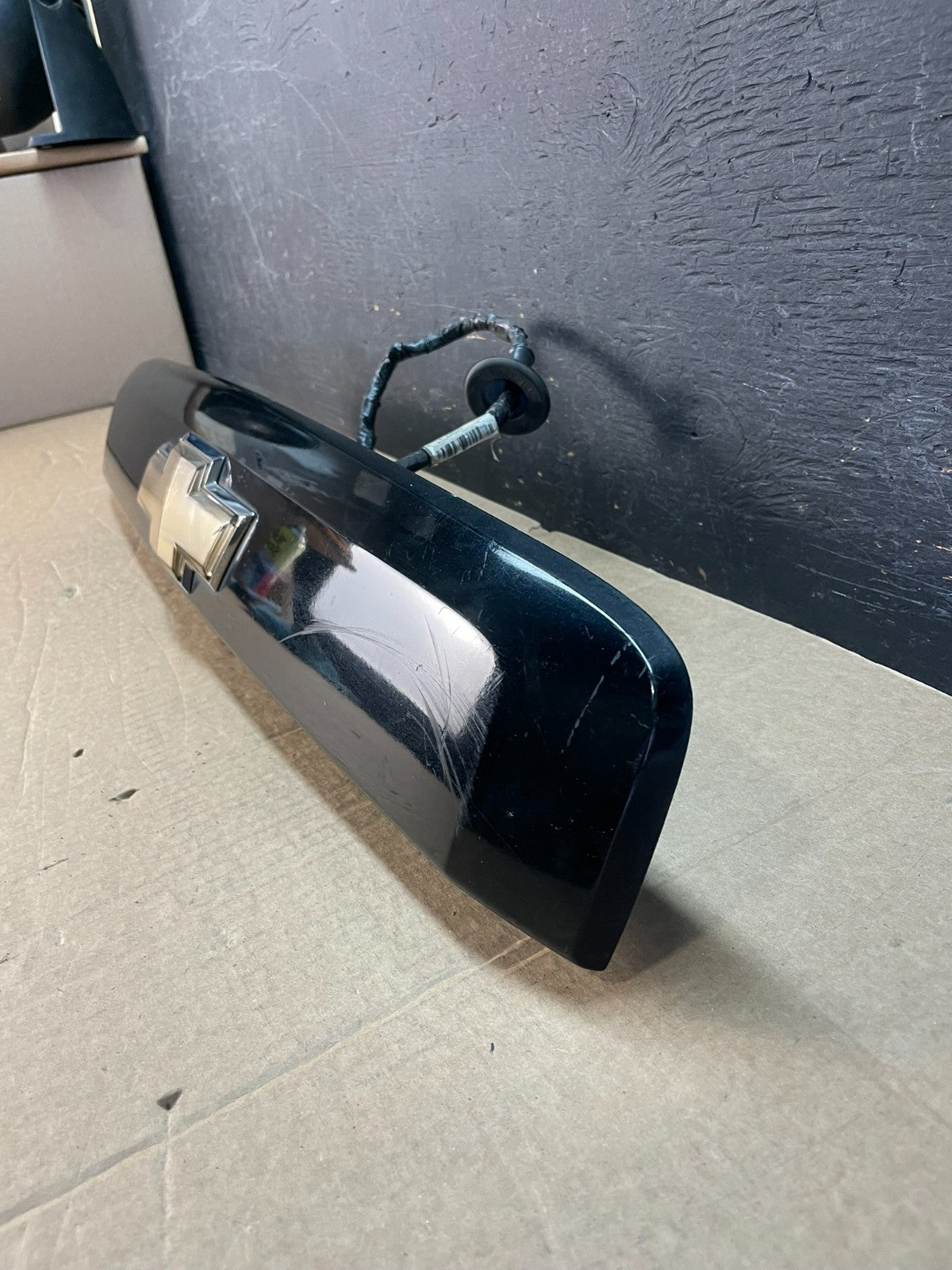 2007 to 2014 Suburban Tahoe Yukon License Plate Cover Trim W/ Camera AF5275 DG1
