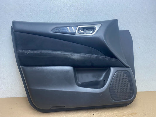 2013 to 2016 Nissan Pathfinder Front Left Driver Door Panel Black M7103 OEM DG0