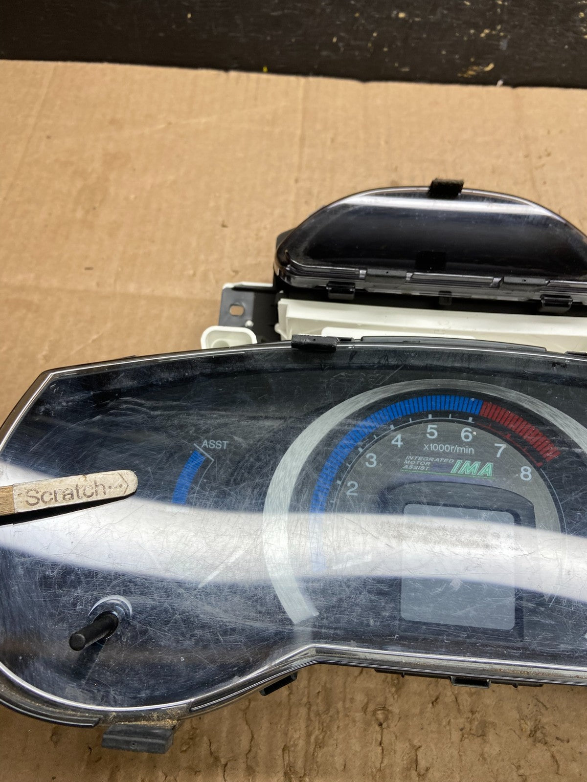 2010-2011 Honda Insight Speedometer Cluster Gauge W/ Upper Display Oem AB1770 DG3