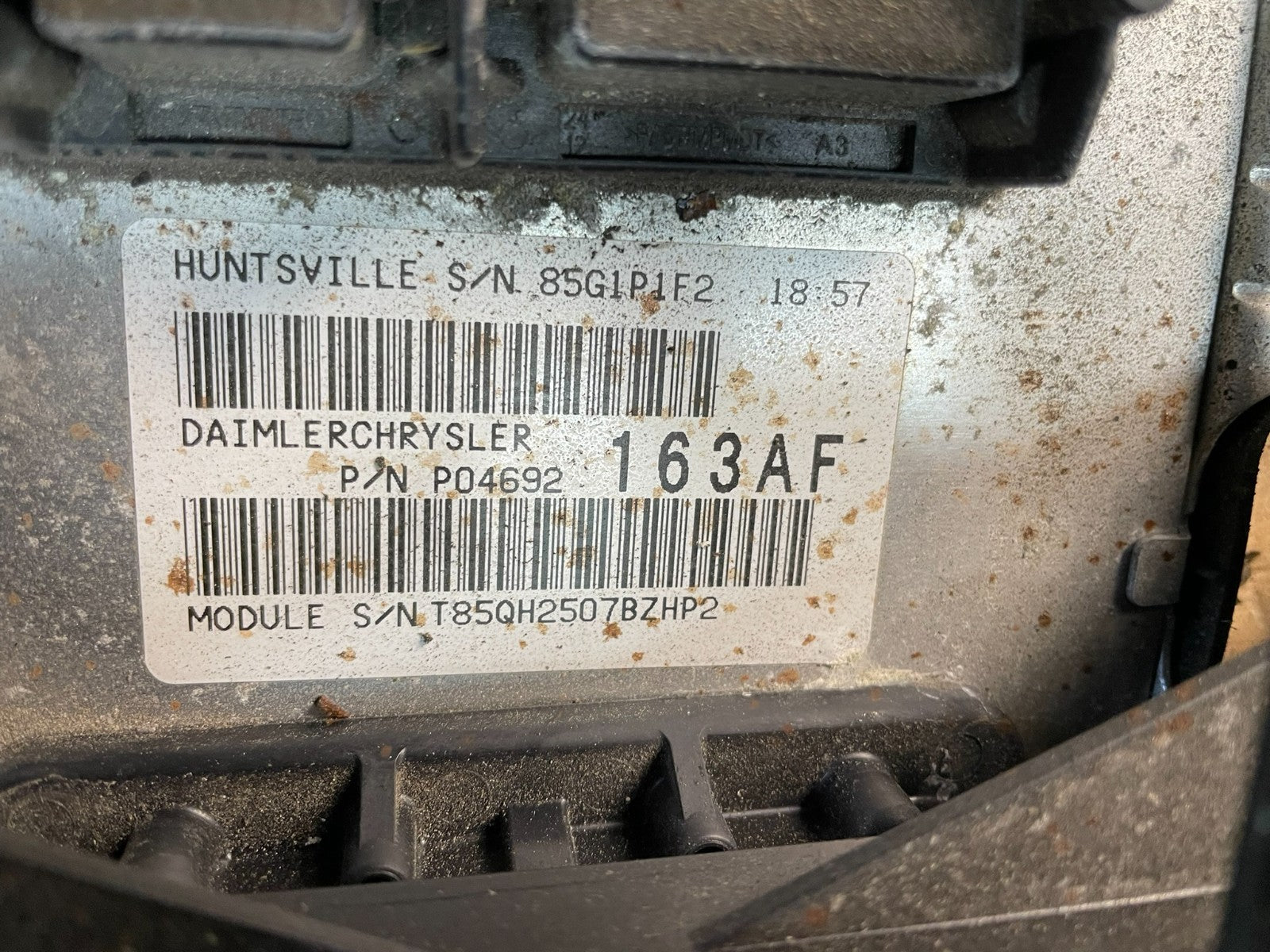 2008 Jeep Grand Cherokee Fuse Box Relay Panel BMC Body Module ac5412 DG3